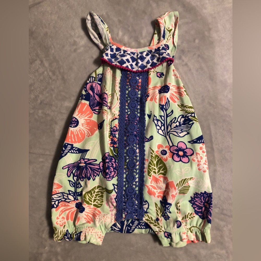 Matilda Jane Floral Sleeveless Romper sz.18-24 months / adorable
